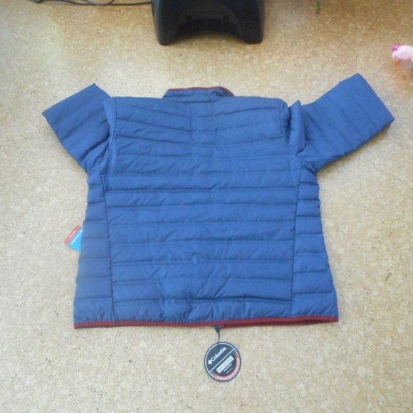 NEW Blue men's COLUMBIA XL down coat - Picture 12 of 12
